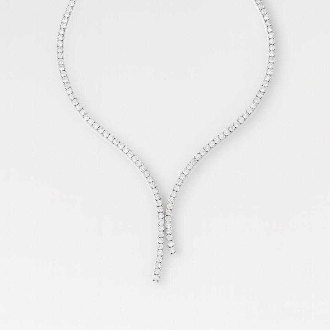 925 Sterling Silver Y Necklace — View 5