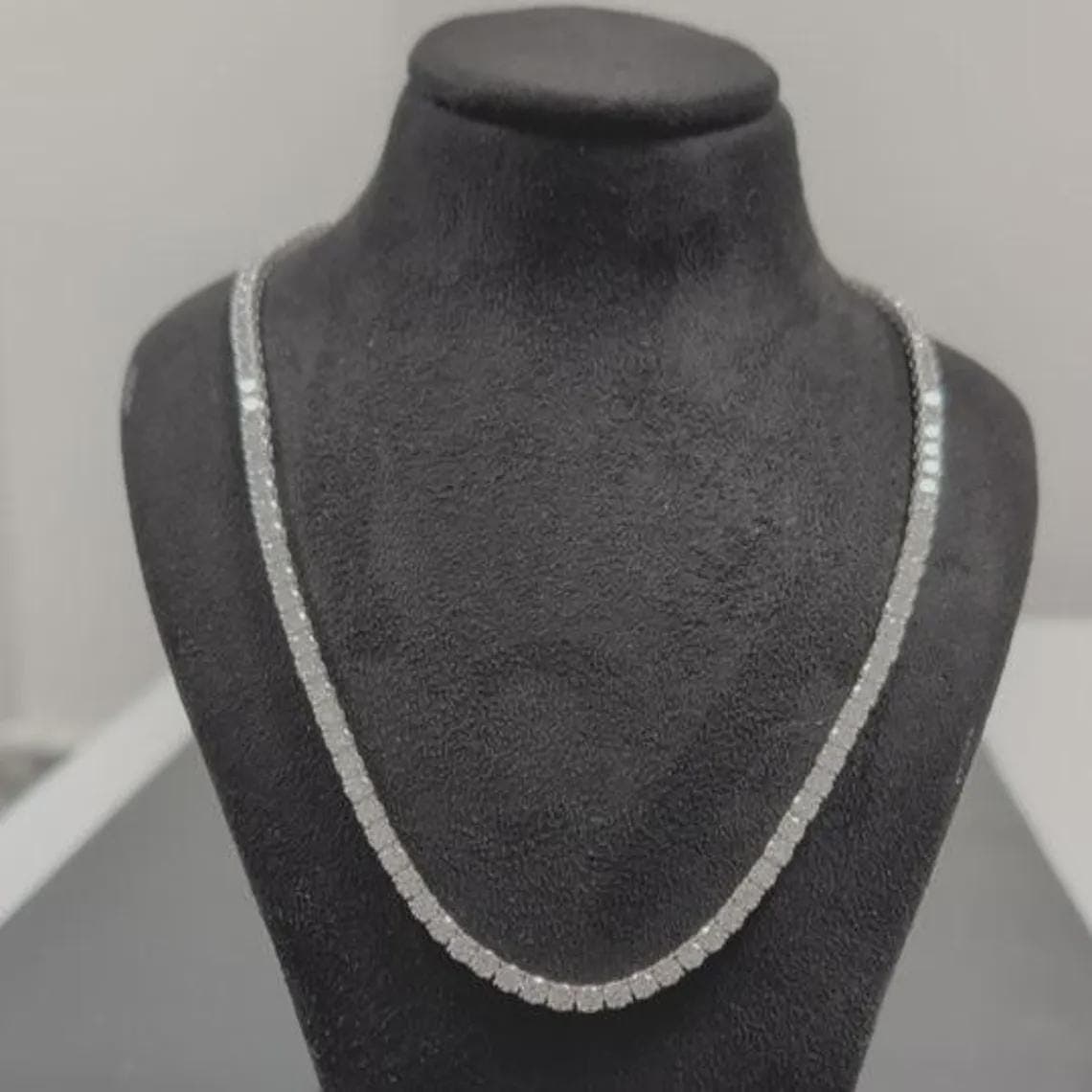 Lab Grown Diamond Tennis Necklace