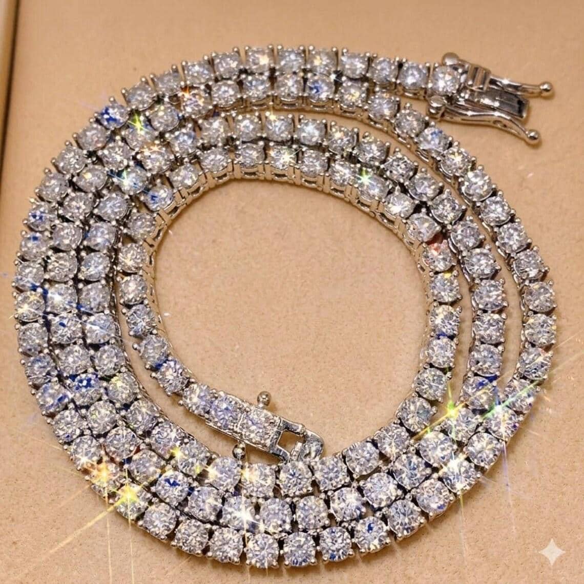 Lab Grown Diamond Tennis Necklace
