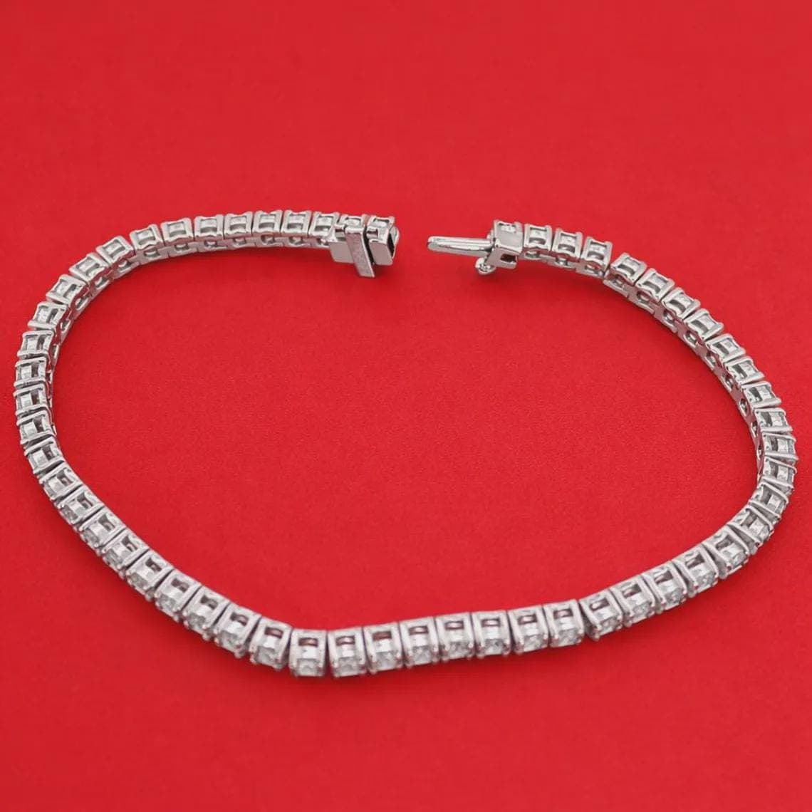 4MM Moissanite Tennis Bracelet — View 2